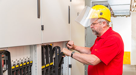 geschulte Mitarbeiter
